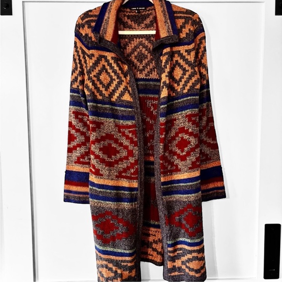 NWOT Cable & Gauge Multicolor Knit Cardigan Eclectic - Picture 2 of 10